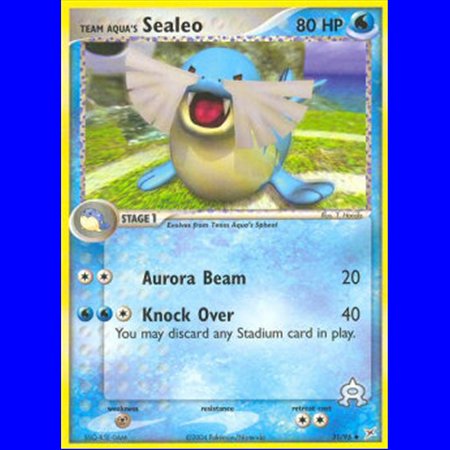 MA 031 - Team Aqua's Sealeo - Reverse Holo