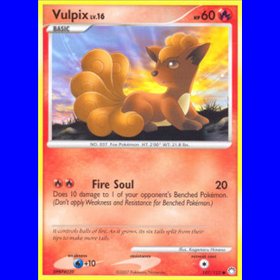 MT 107 - Vulpix Lv.16 - Reverse Holo MT 107 - Vulpix Lv.16 - Reverse Holo