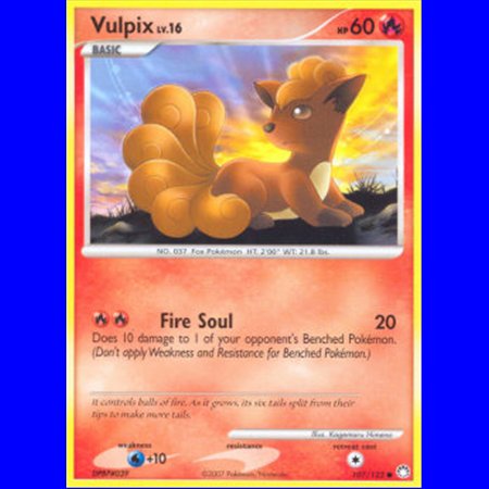 MT 107 - Vulpix Lv.16 - Reverse Holo