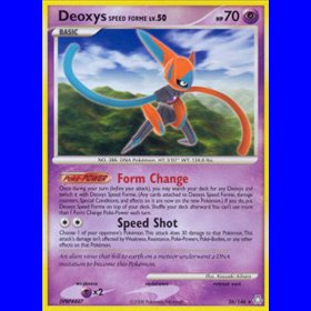 LA 026 - Deoxys Speed Forme Lv.50 - Reverse Holo