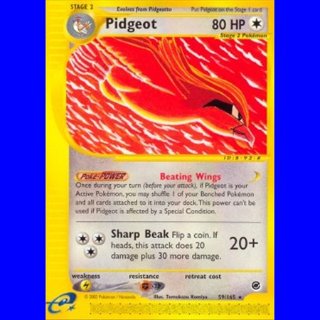 EX 059 - Pidgeot - Reverse Holo