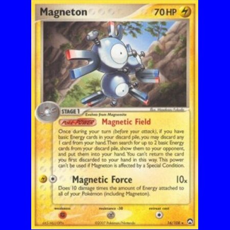 PK 016 - Magneton - Reverse Holo