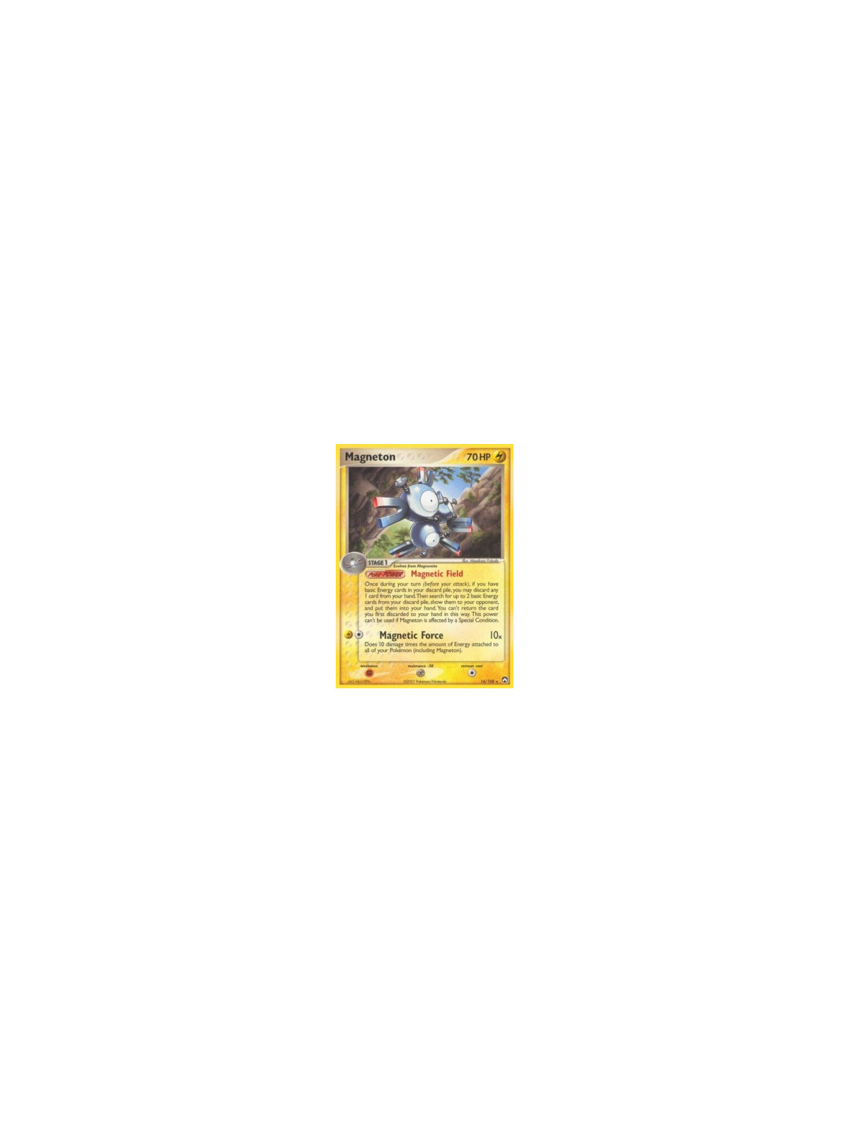 PK 016 - Magneton - Reverse Holo