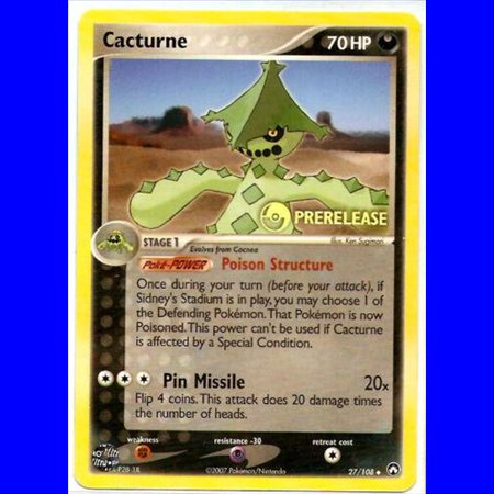 PK 027 - Cacturne - Prerelease