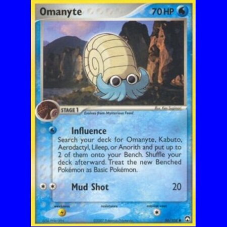PK 056 - Omanyte - Reverse Holo