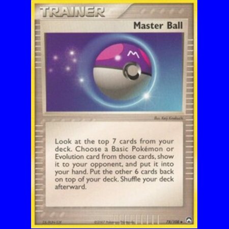 PK 078 - Master Ball - Reverse Holo