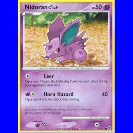RR 072 - Nidoran [M] Lv.9 - Reverse Holo
