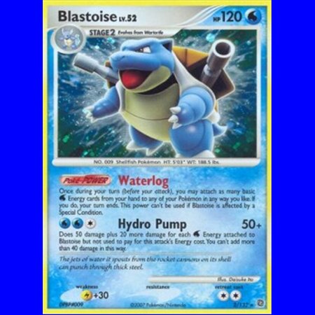 SW 002 - Blastoise Lv.52 - Reverse Holo