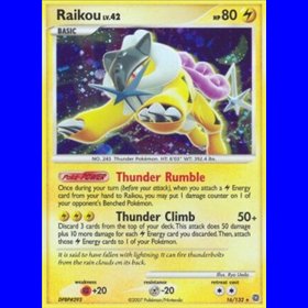 SW 016 - Raikou Lv.42 - Cracked Ice Holo SW 016 - Raikou Lv.42 - Cracked Ice Holo