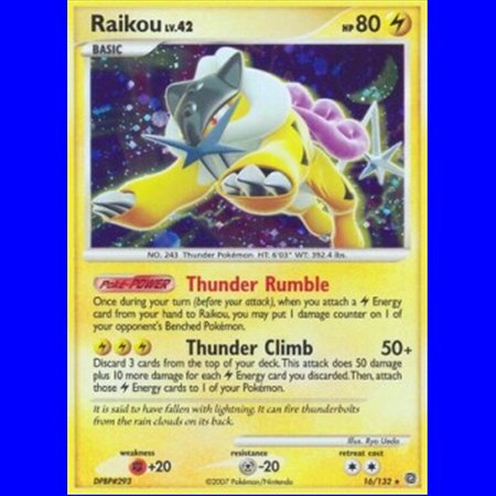 SW 016 - Raikou Lv.42 - Cracked Ice Holo