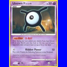 SW 071 - Unown [X] Lv.11 - Reverse Holo