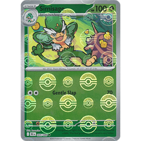 BLK 005 - Simisage - PokeBall Reverse Holo