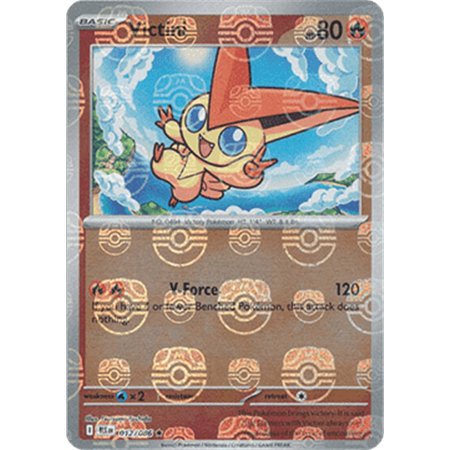 BLK 012 - Victini - MasterBall Reverse Holo