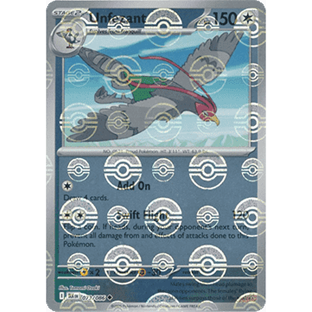 BLK 073 - Unfezant - PokeBall Reverse Holo