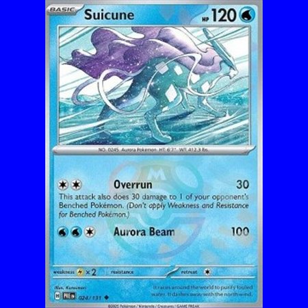 PRE 024 - Suicune - MasterBall Reverse Holo