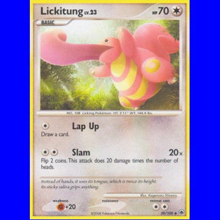 MD 039 - Lickitung Lv.23 - Reverse Holo