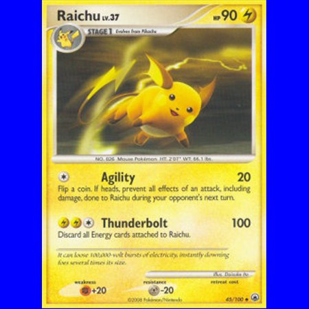 MD 045 - Raichu Lv.37 - Reverse Holo