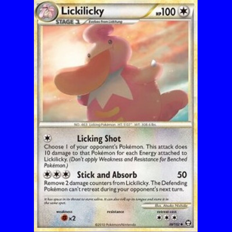 TM 038 - Lickilicky - Reverse Holo