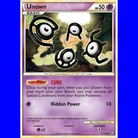 TM 051 - Unown - Reverse Holo