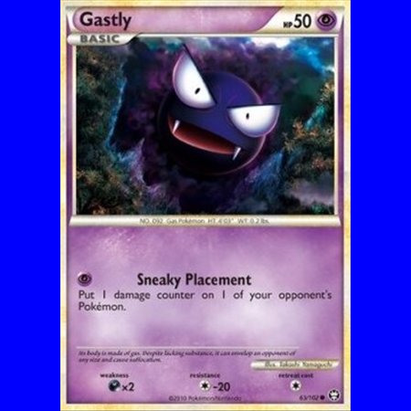 TM 063 - Gastly - Reverse Holo