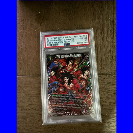 PSA - BT15-152 - SS4 The Vermilion Saiyans (10)