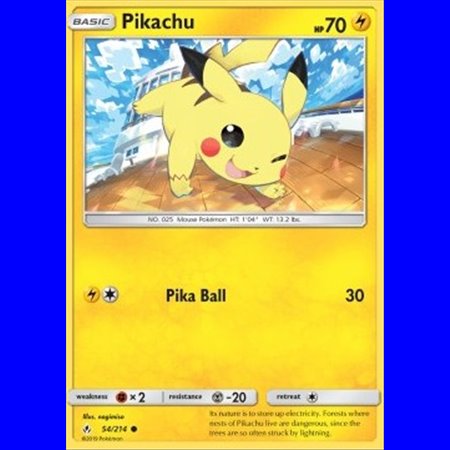 UNB 054 - Pikachu - Reverse Holo