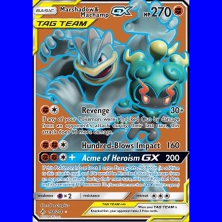 UNB 198 - Marshadow & Machamp GX