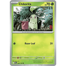 MEG 008 - Chikorita - Reverse Holo MEG 008 - Chikorita - Reverse Holo