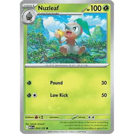MEG 014 - Nuzleaf - Reverse Holo