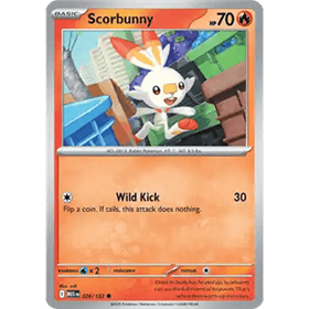MEG 026 - Scorbunny - Reverse Holo MEG 026 - Scorbunny - Reverse Holo