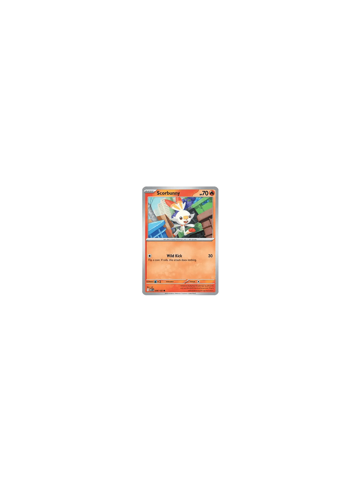 MEG 026 - Scorbunny - Reverse Holo