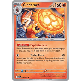 MEG 028 - Cinderace - Reverse Holo MEG 028 - Cinderace - Reverse Holo