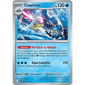 MEG 038 - Clawitzer - Reverse Holo MEG 038 - Clawitzer - Reverse Holo
