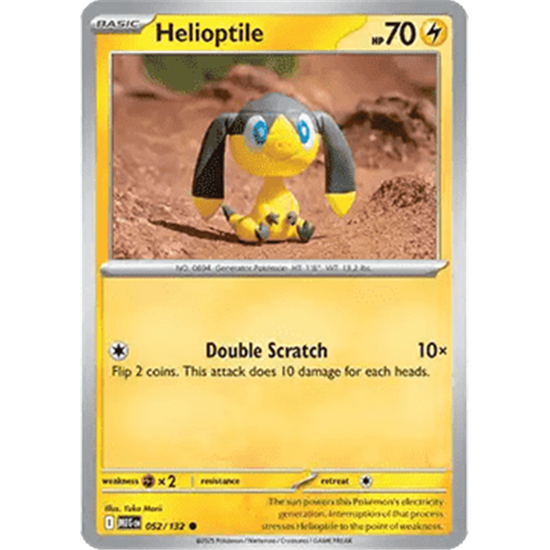MEG 052 - Helioptile - Reverse Holo