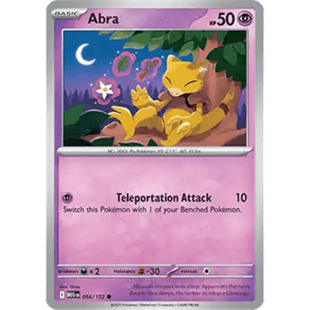 MEG 054 - Abra - Reverse Holo