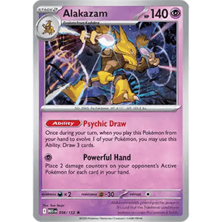 MEG 056 - Alakazam - Holo