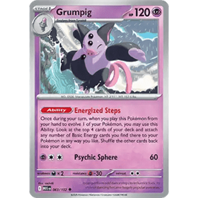 MEG 063 - Grumpig - Reverse Holo MEG 063 - Grumpig - Reverse Holo