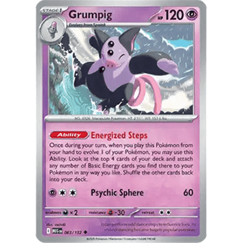 MEG 063 - Grumpig - Reverse Holo