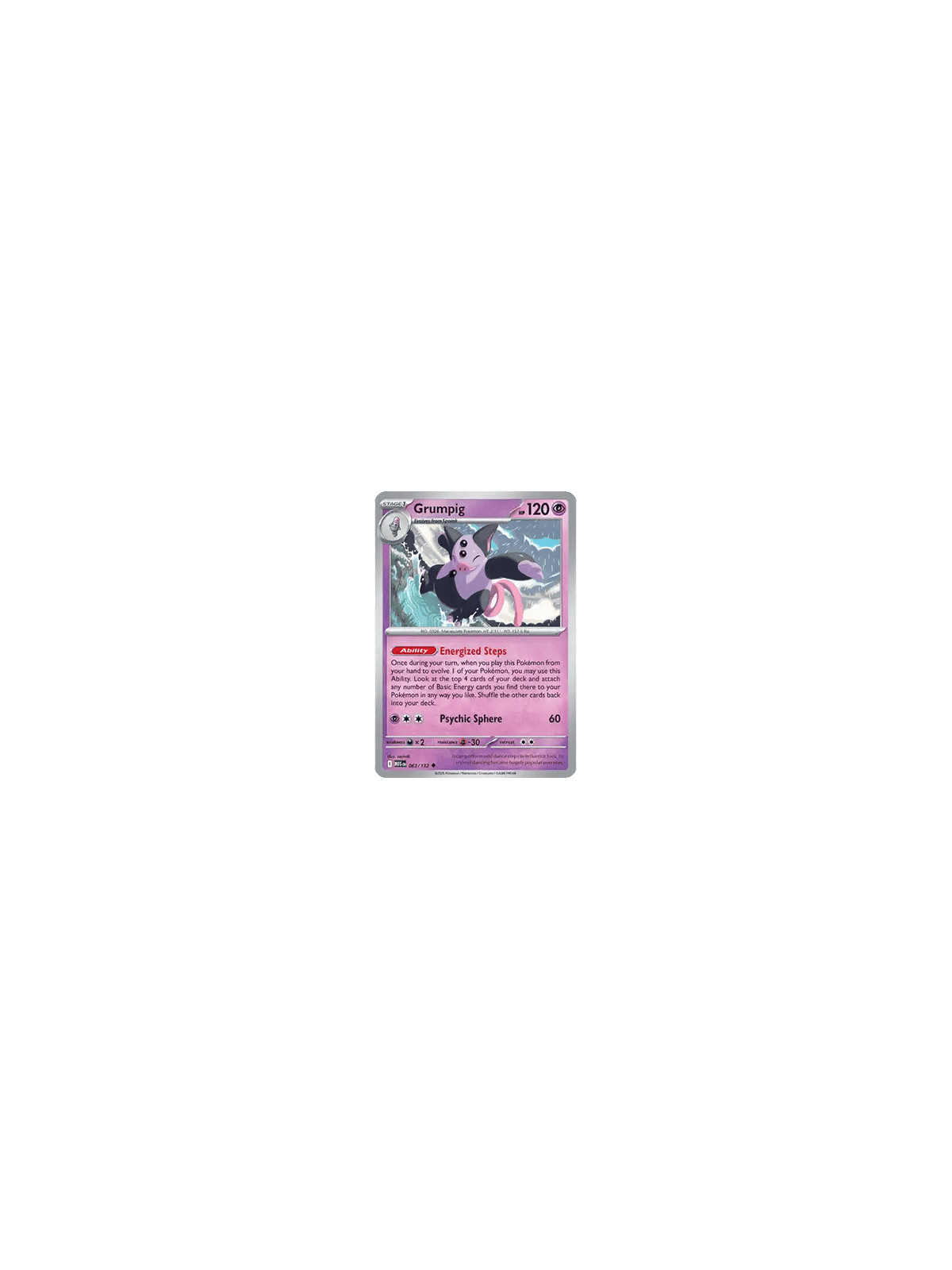 MEG 063 - Grumpig - Reverse Holo