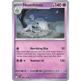 MEG 066 - Houndstone - Reverse Holo MEG 066 - Houndstone - Reverse Holo