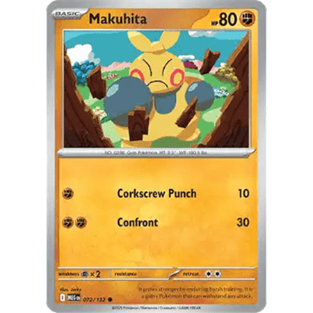 MEG 072 - Makuhita - Reverse Holo