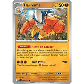 MEG 073 - Hariyama - Reverse Holo MEG 073 - Hariyama - Reverse Holo