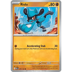 MEG 076 - Riolu - Reverse Holo MEG 076 - Riolu - Reverse Holo