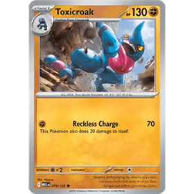 MEG 079 - Toxicroak - Reverse Holo MEG 079 - Toxicroak - Reverse Holo