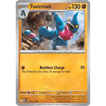 MEG 079 - Toxicroak - Reverse Holo