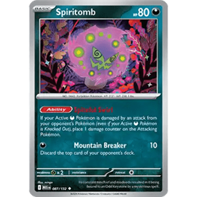 MEG 087 - Spiritomb - Reverse Holo MEG 087 - Spiritomb - Reverse Holo