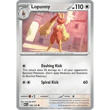 MEG 108 - Lopunny - Reverse Holo
