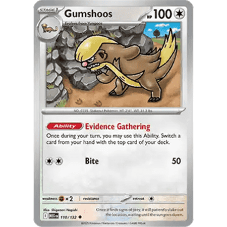 MEG 110 - Gumshoos - Reverse Holo