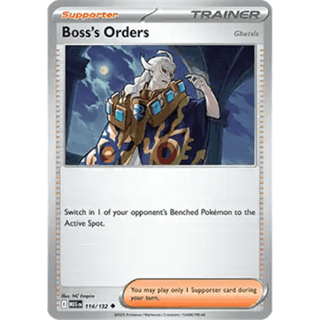 MEG 114 - Boss's Orders - Ghetsis - Reverse Holo