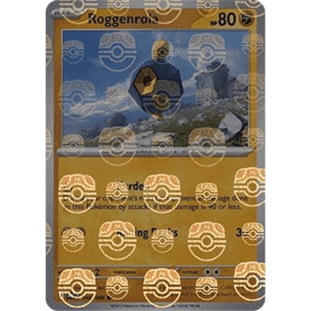 WHT 046 - Roggenrola - MasterBall Reverse Holo